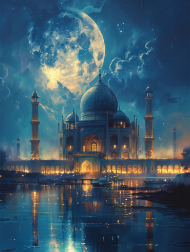 Moonlit Mosque