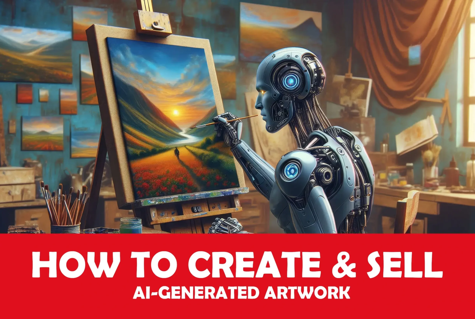 How to Create and Sell AI-Generated Artwork